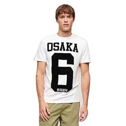 [해외]슈퍼드라이 반소매 티셔츠 Osaka 6 Mono Standard 140424550 Optic