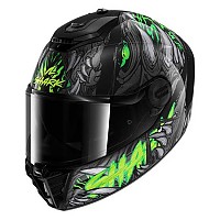 [해외]샤크 풀페이스 헬멧 스파르탄 RS Shaytan 9140367340 Black / Green / Anthracite