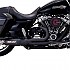 [해외]VANCE + HINES 2-1 Harley Davidson FLHR 1750 Road King 107 Ref:47321 비인증된 완전 배기 시스템 9140124597 Black