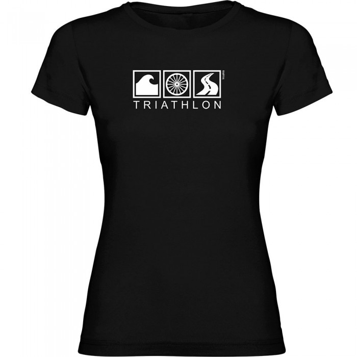 [해외]KRUSKIS 반소매 티셔츠 Triathlon 6140496197 Black