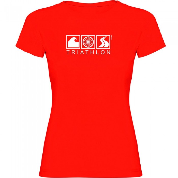 [해외]KRUSKIS 반소매 티셔츠 Triathlon 6140496207 Red