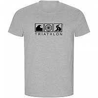 [해외]KRUSKIS Triathlon ECO 반팔 티셔츠 6140496193 Heather Grey