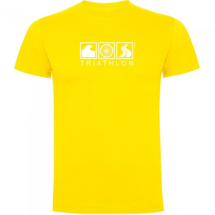 [해외]KRUSKIS 반소매 티셔츠 Triathlon 6140496212 Yellow