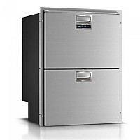 [해외]VITRIFRIGO 더블 서랍 냉장고 144L 4140430453 Black