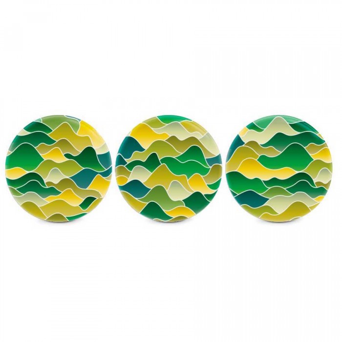 [해외]REFLECTIVE BERLIN 반사 버튼 Mountains 1140487307 Yellow / Green