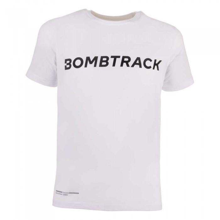 [해외]BOMBTRACK 로고 반팔 티셔츠 1140432852 White / Black
