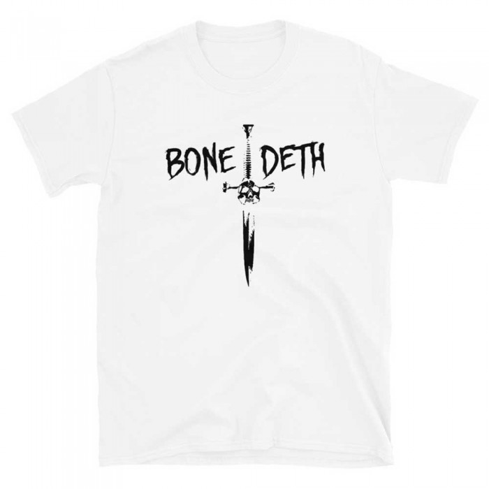 [해외]BONE DETH Dagger 반팔 티셔츠 1140432897 White
