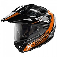 [해외]놀란 X-552 Ultra Carbon Dinamo N-COM 풀페이스 헬멧 9140469243 Carbon / Orange / White / Glossy Black