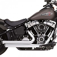 [해외]RINEHART 2-2 Flush Harley Davidson FLDE 1750 ABS 소프트ail Deluxe 107 Ref:300-1100 전체 라인 시스템 9140124478 Black / Chrome