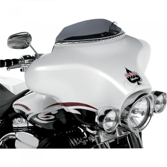 [해외]KLOCK WERKS 바람막이 유리 Flare 3.5´´ Harley Davidson Flht 1340 Electra Glide Standard KWW-01-0203-E 9140206823 Smoke