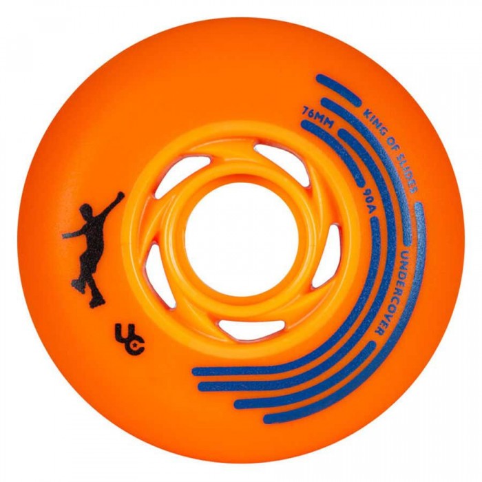 [해외]UNDERCOVER WHEELS 스케이트 바퀴 King of Slides 4 단위 14140379035 Orange / Orange