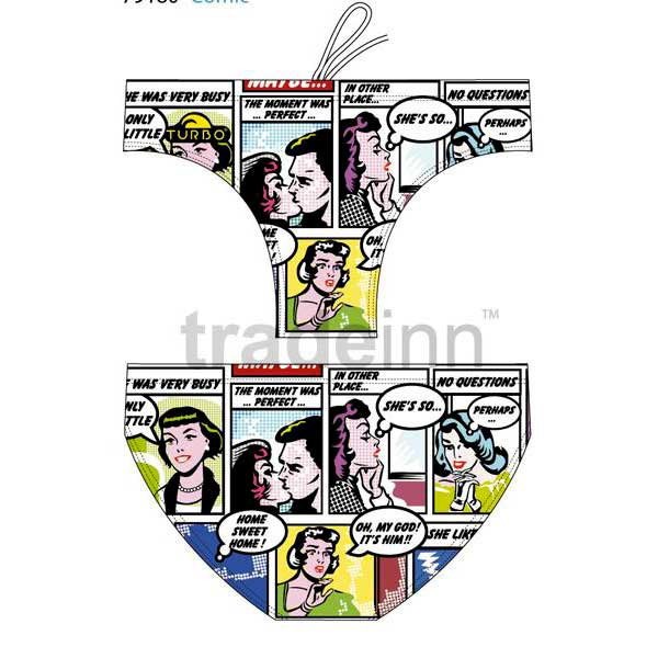 [해외]터보 수영 브리프 Comic 625416 Multicoloured