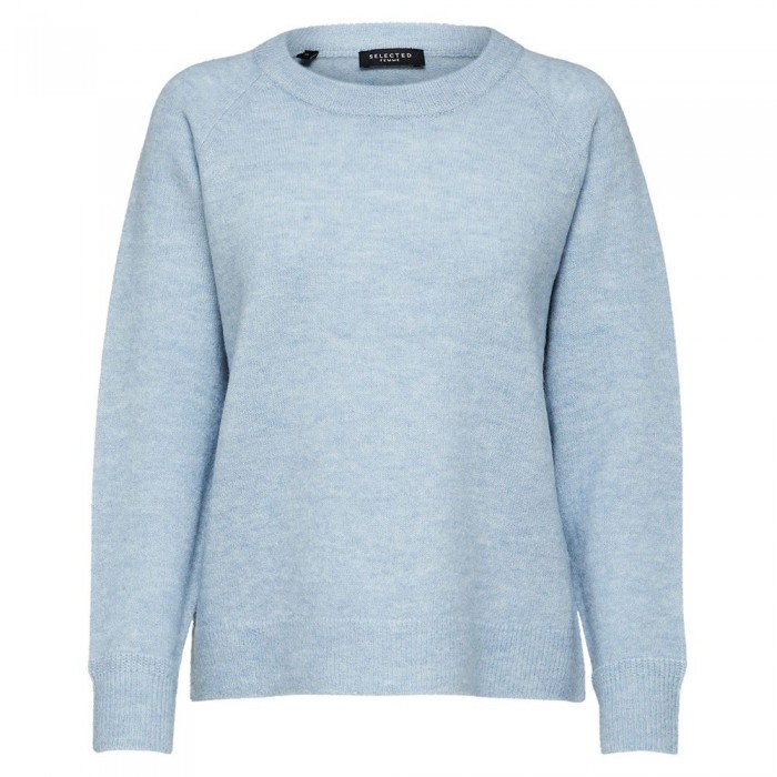[해외]SELECTED 스웨터 Lulu 140228255 Cashmere Blue / Detail Melange
