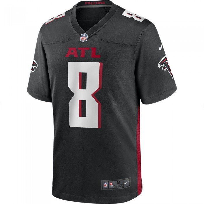 [해외]파나틱스 Nfl Atlanta Falcons Kyle Pitts 8 Home Game 반팔 V넥 티셔츠 140508037 Black