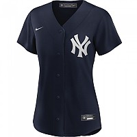 [해외]나이키 반팔 V넥 티셔츠 MLB New York Yankees Official Replica Alternate 3138594492 Team Dark Navy
