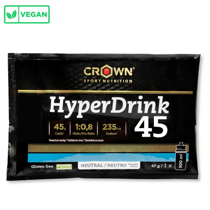 [해외]CROWN SPORT NUTRITION 에너지 주머니 HyperDrink 45 47g 중립적 1140367349 Black
