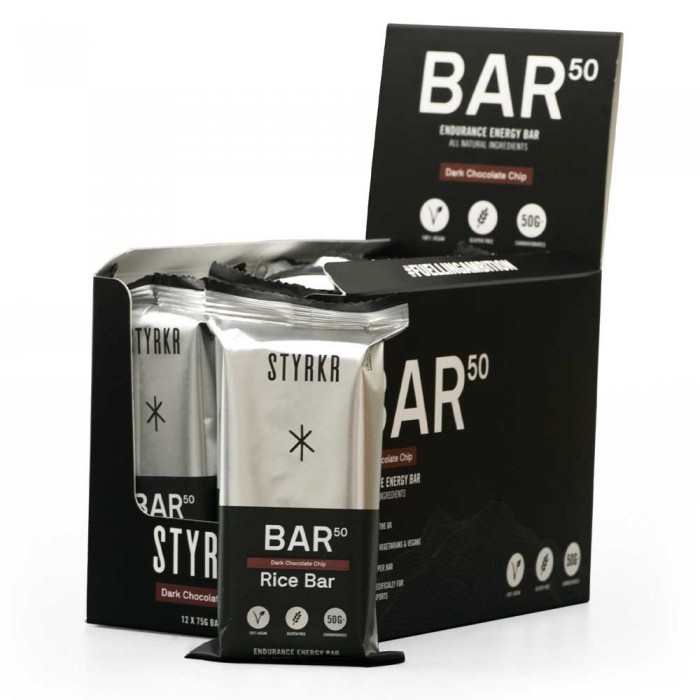 [해외]S티어KR BAR50 75g 12 단위 어두운 초콜릿 에너지 바 상자 7140460328 Silver / Black