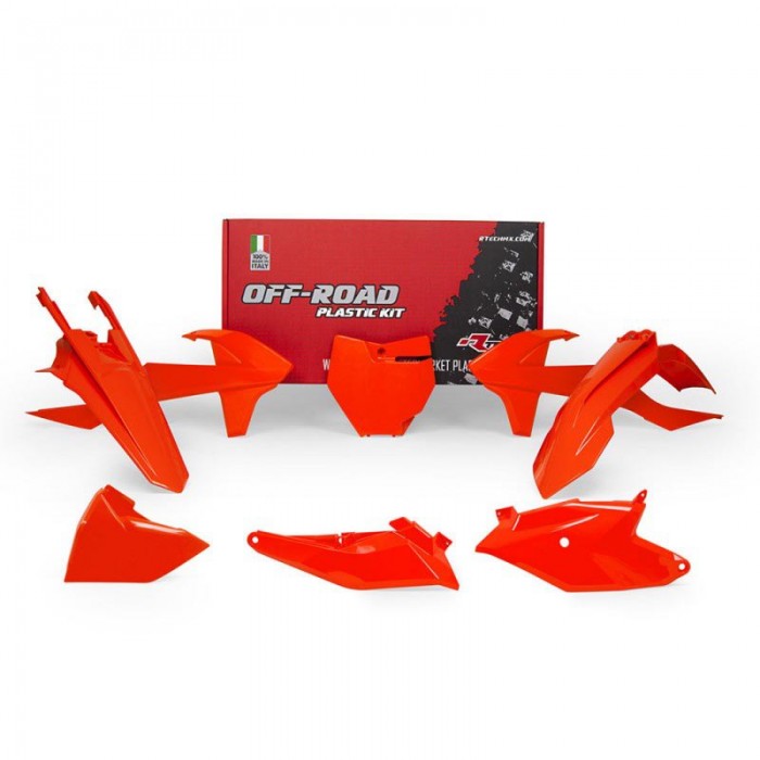 [해외]RTECH Plastics Kit KTM 85 SX 보호자 9137190037 Neon Orange