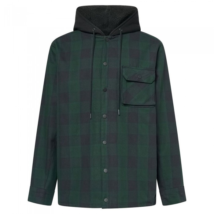 [해외]오클리 APPAREL 재킷 Bear Cozy Hooded 14139742437 Black / Green Check