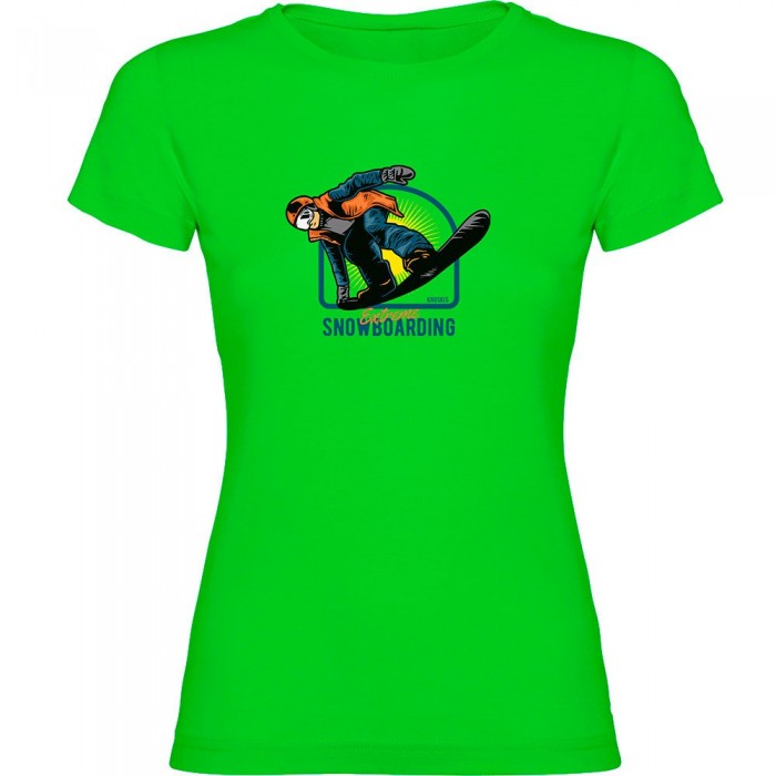 [해외]KRUSKIS 반소매 티셔츠 Extreme Snowboarding 5140555789 Light Green