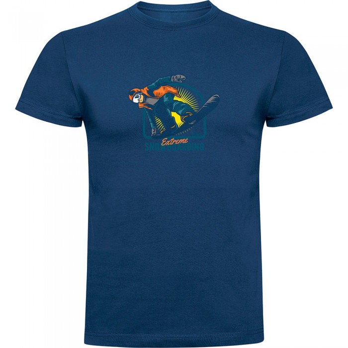 [해외]KRUSKIS 반소매 티셔츠 Extreme Snowboarding 5140555785 Denim Blue