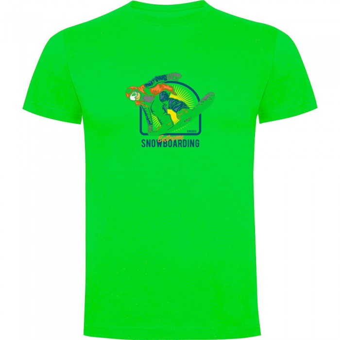 [해외]KRUSKIS 반소매 티셔츠 Extreme Snowboarding 5140555788 Light Green
