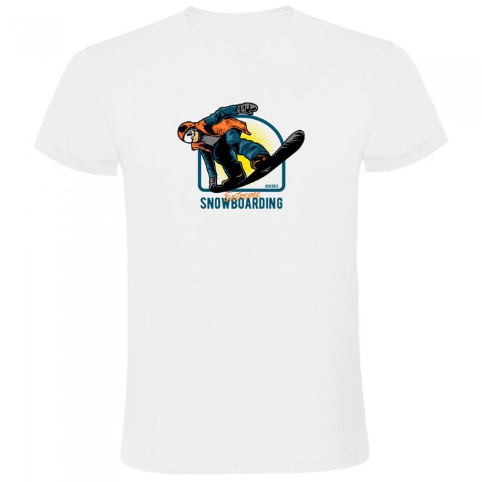 [해외]KRUSKIS 반소매 티셔츠 Extreme Snowboarding 5140555795 White