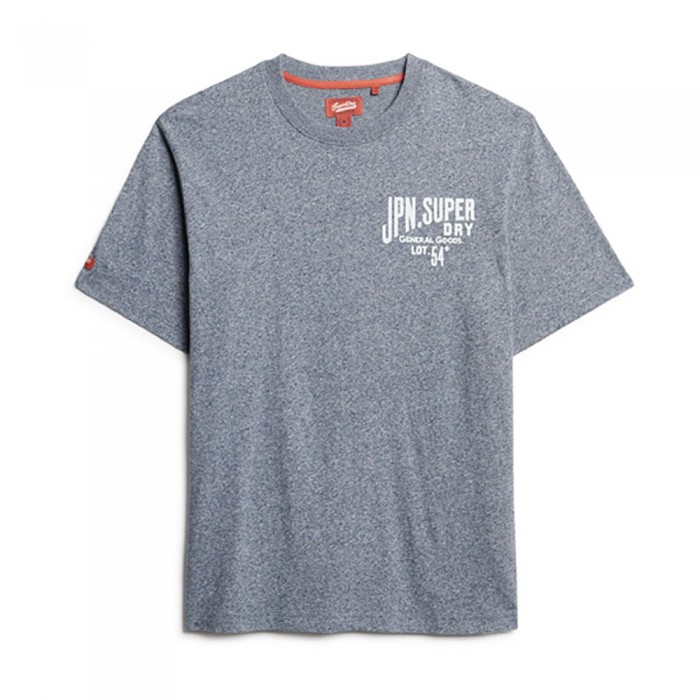 [해외]슈퍼드라이 반소매 티셔츠 Workwear Trade Graphic 140549313 Frosted Navy Grit
