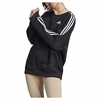 [해외]아디다스 Essentials 3 Stripes Oversized 후드티 139926651 Black / White