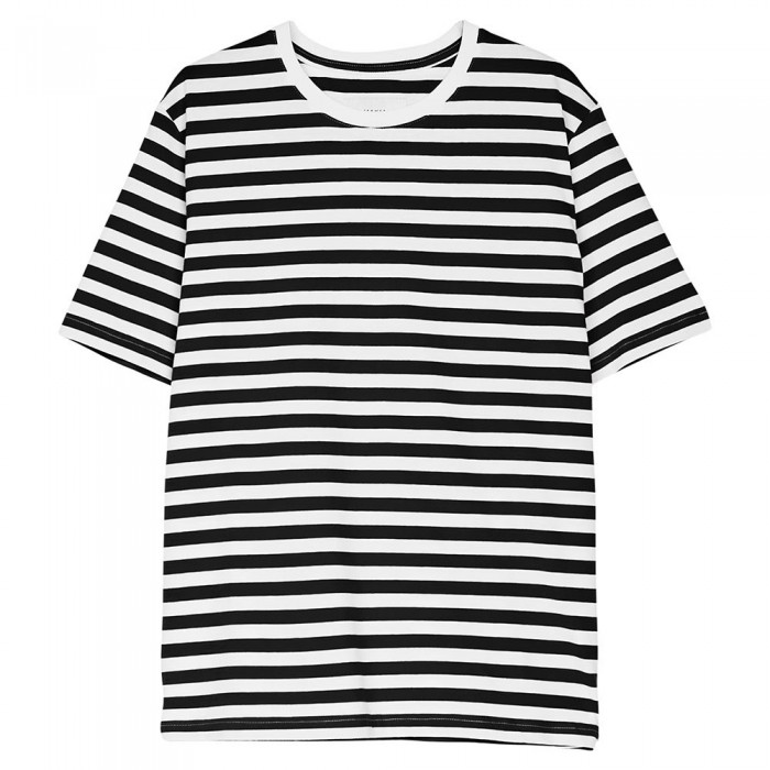 [해외]MAKIA 반소매 티셔츠 Verkstad 140551011 Black / White