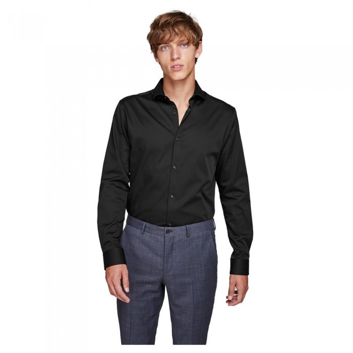 [해외]잭앤존스 긴 소매 셔츠 Premium Comfort 139749790 Black / Fit Comfort Fit