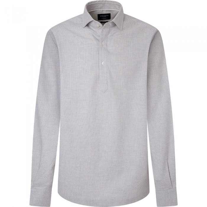 [해외]해켓 긴 소매 셔츠 Flannel Dogtooth 140506497 Grey / White