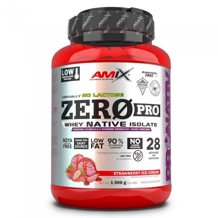 [해외]AMIX 딸기 단백질 보충제 Zero 프로tein 1Kg 12138883193
