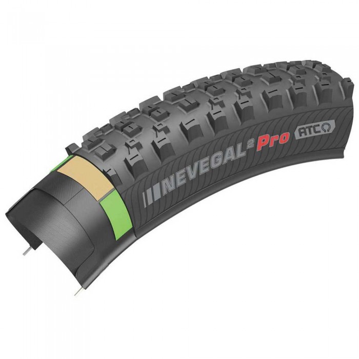 [해외]KENDA Nevegal 2 프로 ATC 120 TPI Tubeless 27.5´´ x 2.40 MTB 타이어 1140558604 Black