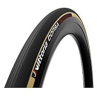 [해외]비토리아 Corsa Tubular 700C x 23 도로용 타이어 1140558708 Black / Brown