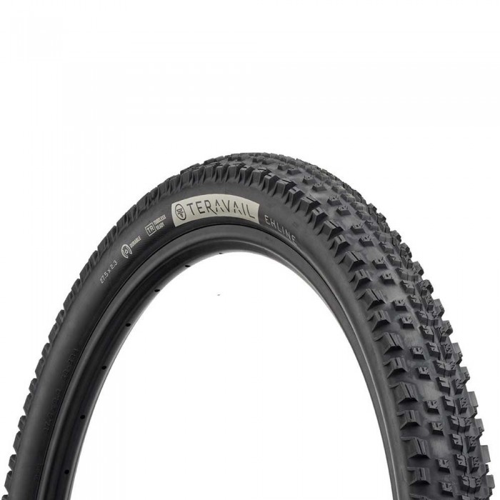 [해외]TERAVAIL Ehline Light And Supple Tubeless 29´´ x 2.3 MTB 타이어 1140559726 Black