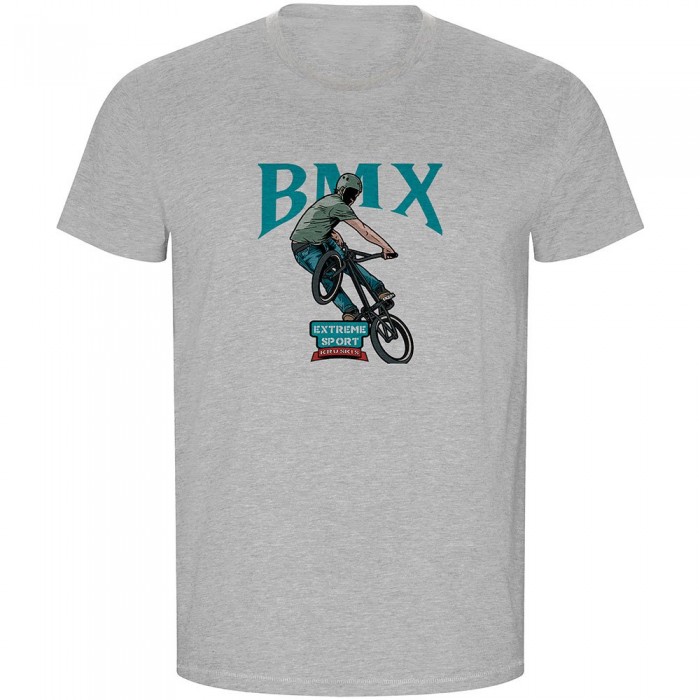 [해외]KRUSKIS BMX Extreme ECO 반팔 티셔츠 1140555460 Heather Grey