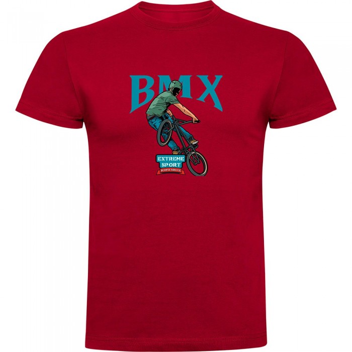 [해외]KRUSKIS BMX Extreme 반팔 티셔츠 1140555467 Dark Red