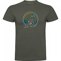 [해외]KRUSKIS 반소매 티셔츠 Downhill Rider 1140555724 Dark Army Green