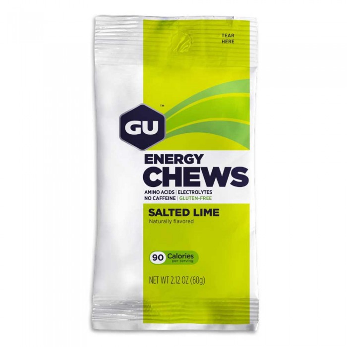 [해외]GU 에너지츄 Energy Chews Salted Lime 12 7139955343 Multicolor