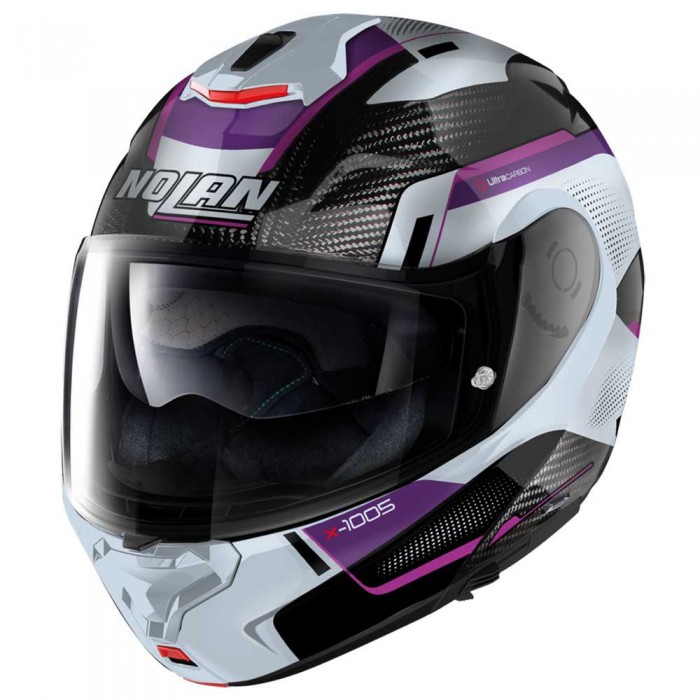 [해외]엑스라이트 X-1005 Ultra Undercover N-COM 모듈형 헬멧 9140469283 Carbon / White / Fuchsia / Zephyr White