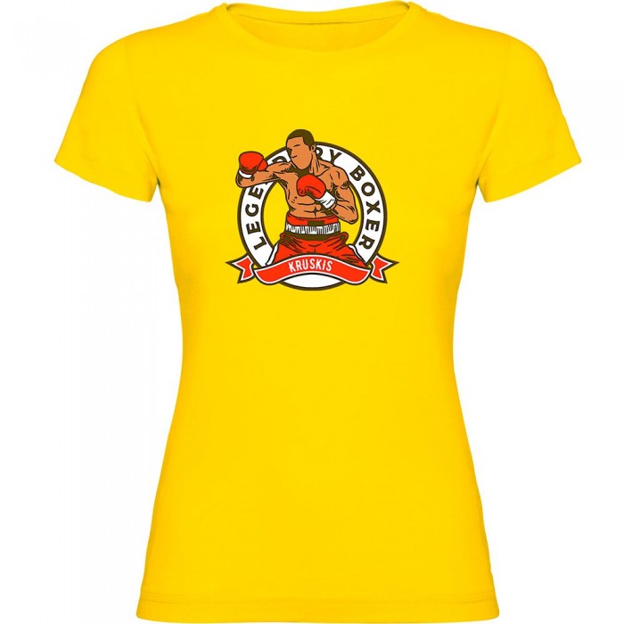 [해외]KRUSKIS Legendary Boxer 반팔 티셔츠 7140556197 Yellow