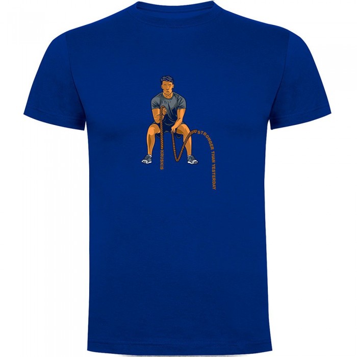 [해외]KRUSKIS Crossfit 로프s 반팔 티셔츠 7140555647 Royal Blue