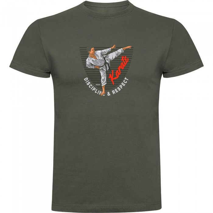 [해외]KRUSKIS 반소매 티셔츠 Karate 7140556095 Dark Army Green