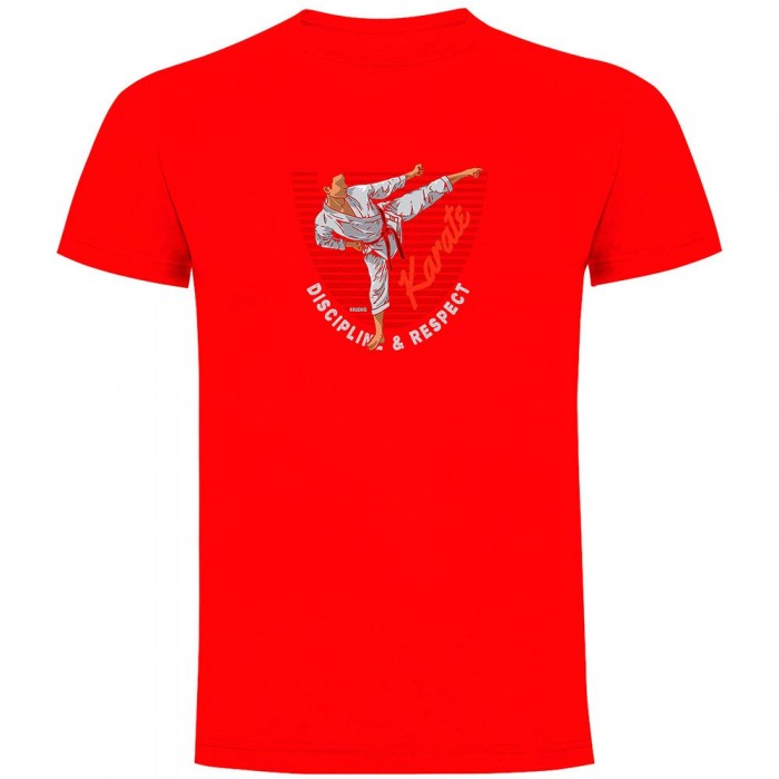 [해외]KRUSKIS 반소매 티셔츠 Karate 7140556104 Red