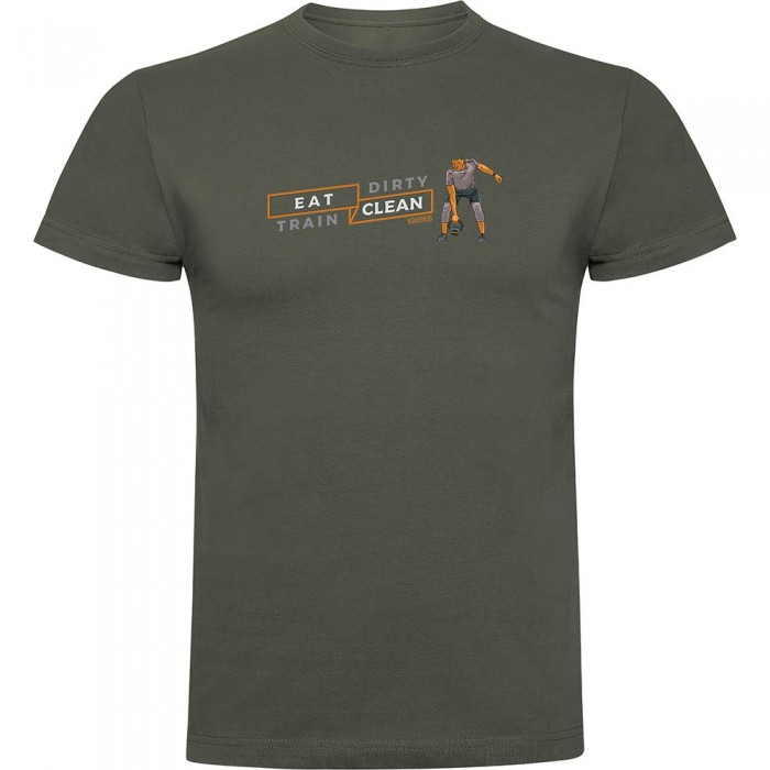 [해외]KRUSKIS Kettleball 반팔 티셔츠 7140556124 Dark Army Green