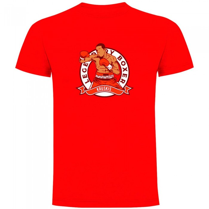 [해외]KRUSKIS Legendary Boxer 반팔 티셔츠 7140556190 Red