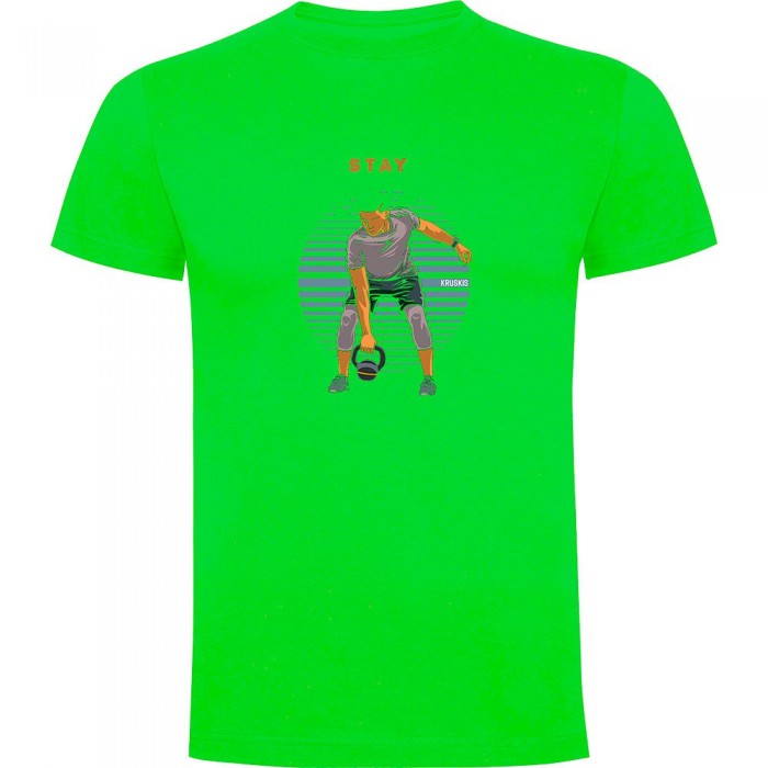 [해외]KRUSKIS 반소매 티셔츠 Stay Healthy 7140556630 Light Green