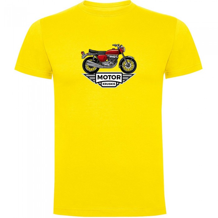 [해외]KRUSKIS Motor 반팔 티셔츠 9140556254 Yellow