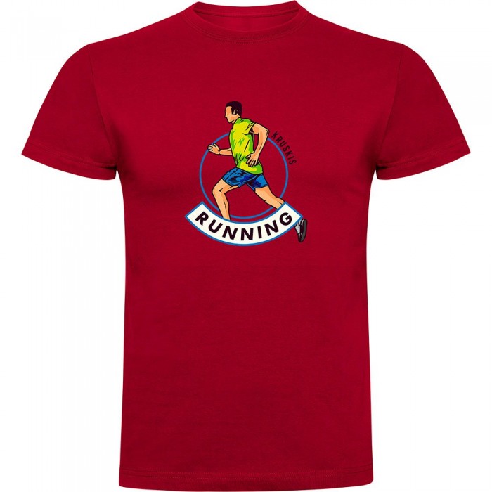 [해외]KRUSKIS 반소매 티셔츠 Runner 6140556509 Dark Red